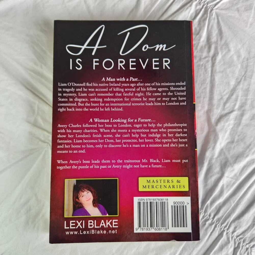 🌶Like New A Dom is Forever by Lexi Blake Paperback Spicy Romance OOP 1st Ed